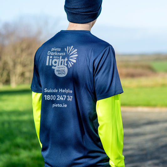 DIL Prem Reflect Run Top - Navy