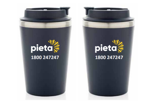 Navy Pieta Recycled Double Wall Tumbler 350ml