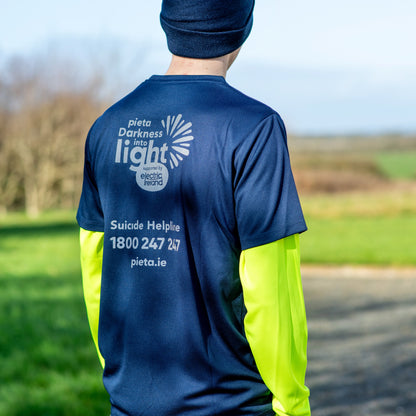 DIL Prem Reflect Run Top -  Navy
