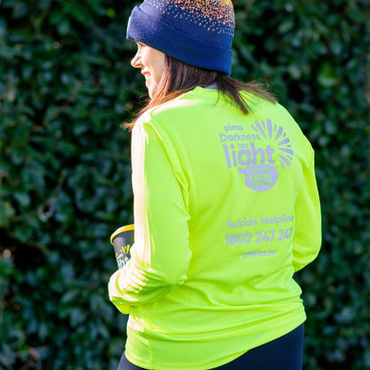 DIL Prem Reflect Run Top -  Yellow