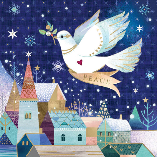 Peace Doves Christmas Cards – Pack of 16